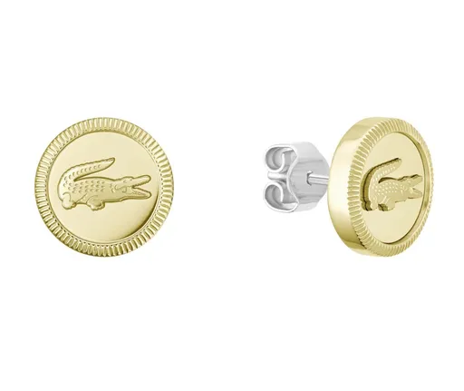 Lacoste Cercei placați cu aur cu crocodil Memento 2040422