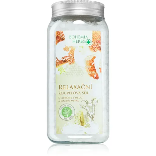 Bohemia Gifts & Cosmetics Bohemia Herbs Honey & Goat Milk sare de baie 900 ml