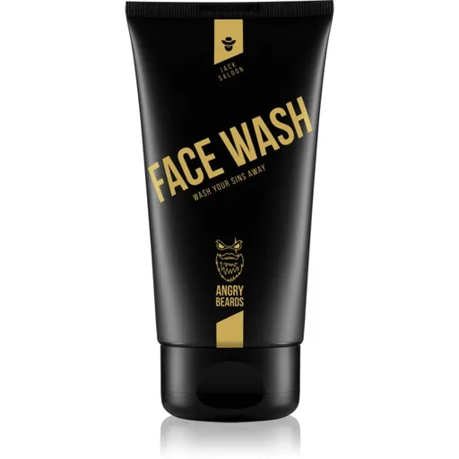 Angry Beards Jack Saloon Face Wash gel de curățare faciale pentru bărbați 150 ml