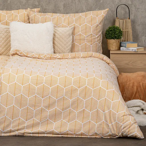 Lenjerie de pat din flanel 4Home Honey, 140 x 220 cm, 70 x 90 cm