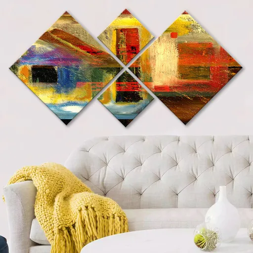 Pictură decorativă MDF, 4MDF115681849, Imprimat UV, Multicolor