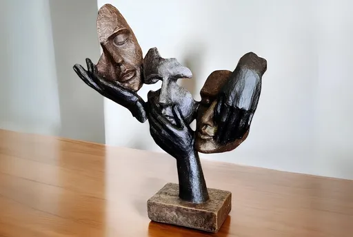 Decoratiune, CY0465, 29x9x33 cm, Poliester, Negru