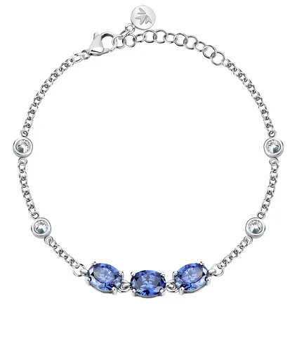 Morellato Brățară elegantă cu zirconiu cubic albastru Colori SAVY19