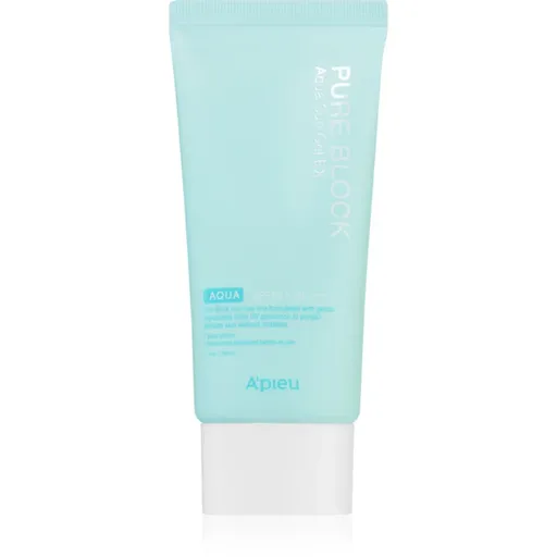 A’pieu Pure Block gel de protectie cremoasa SPF 50+ 50 ml