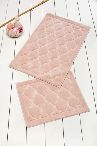 Set covorase de baie, L'essentiel Maison, Dante, Roz pudra