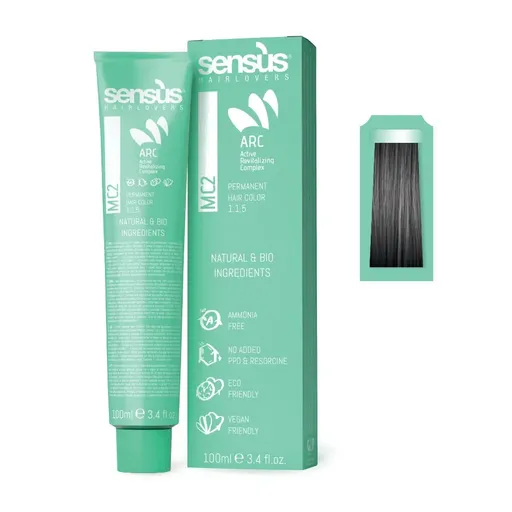 Vopsea de Par Permanenta Sensus MC2 7.1, 100 ml