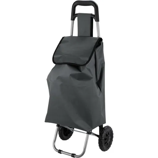 Geantă de cumpărături cu roți 33 l, 53 x 31 x 18cm, gri, gri