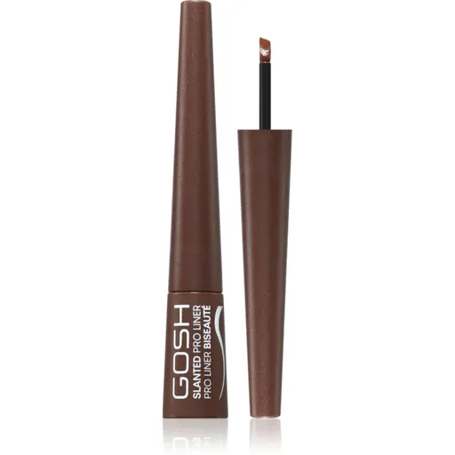 Gosh Slanted Pro Liner eyeliner culoare 003 Matt Brown 2.5 ml