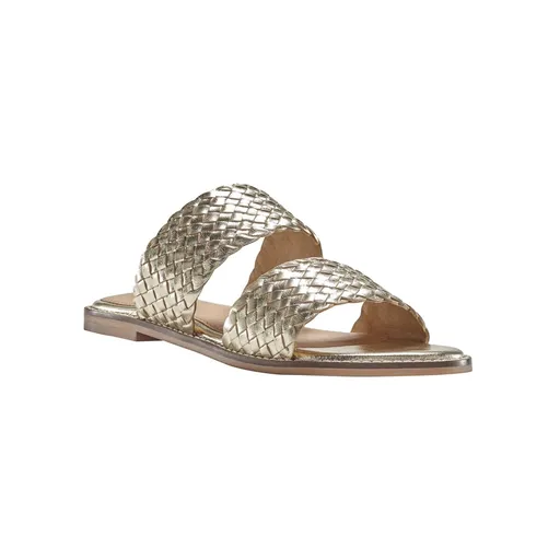 Papuci de casă din piele împletită