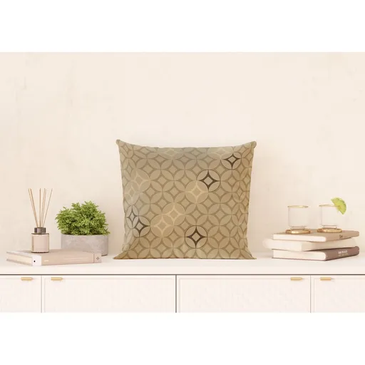 Perna Abstracție maro, 45 x 45 cm