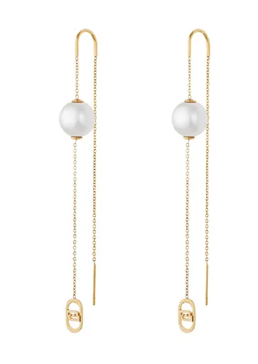 Liu Jo Cercei fermecători placați cu aur cu perlă sintetică LJ3011