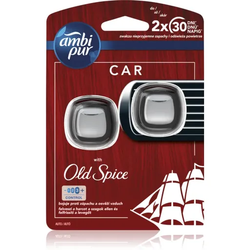AmbiPur Car Old Spice odorizant de camera pentru mașină 2x2 ml