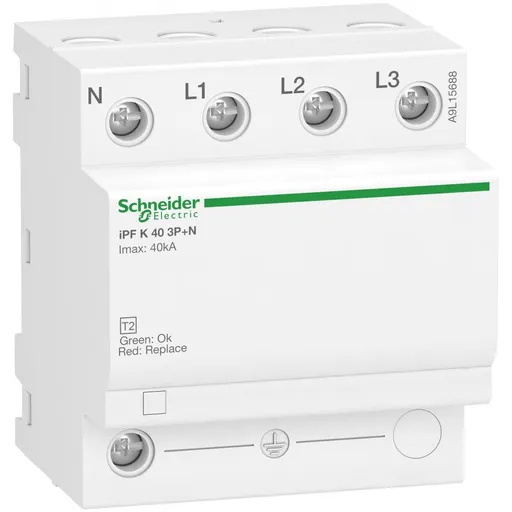 Descarcator modular IPF40, 3P+N, 340V Schneider A9L15688