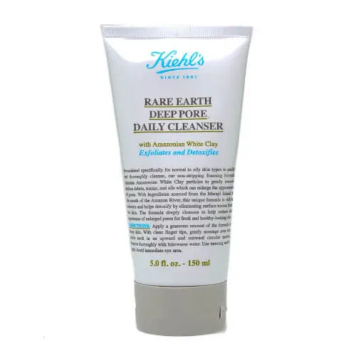 Kiehl's Gel de curățare pentru minimizarea porilor Rare Earth (Deep Pore Daily Cleanser) 150 ml
