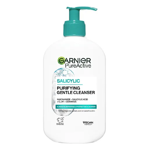 Garnier Gel de curățare hidratant împotriva imperfecțiunilor pielii Pure Active (Hydrating Deep Cleanser) 250 ml