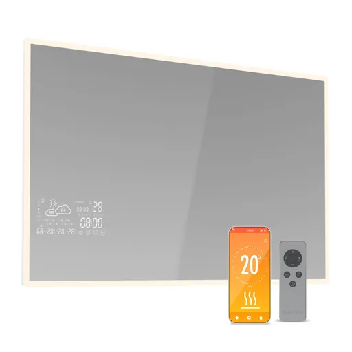 Blumfeldt Încălzitor cu infraroșu, Smart Mirror, Infraroșu, 500 W, IP44