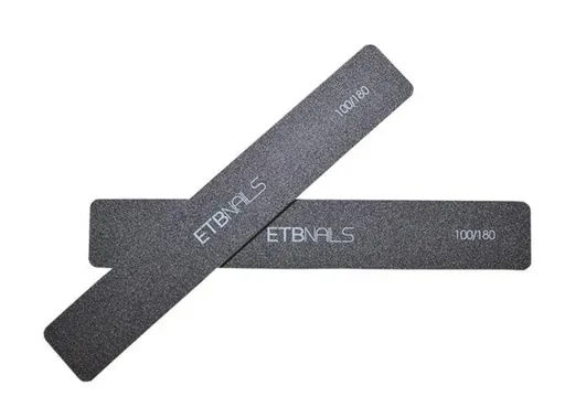 Pila Unghii Dreptunghiulara Neagra ETB Nails