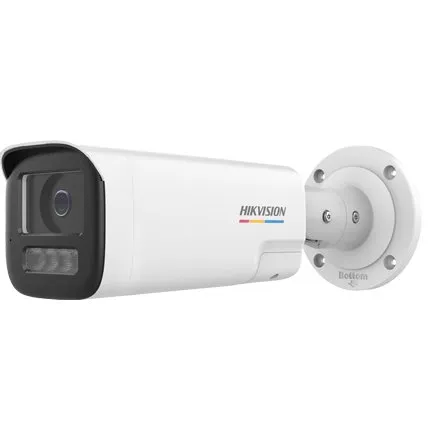 Camera IP ColorVu Hikvision DS-2CD1B47G3H-LIUF-SL, 4MP, lentila 2.8mm, Smart Hybrid Light 50m, microfon, difuzor, alarma, strobo alb, PoE, IP67
