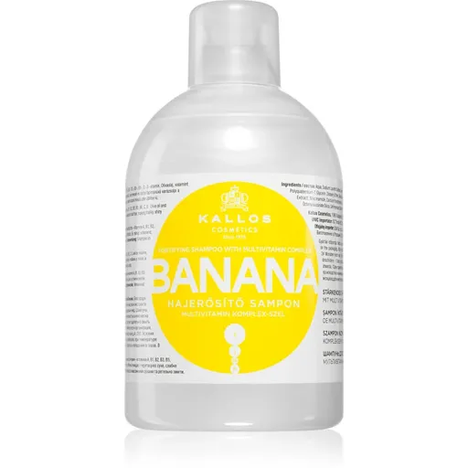 Kallos KJMN Professional Banana sampon fortifiant cu complex de multivitamine 1000 ml