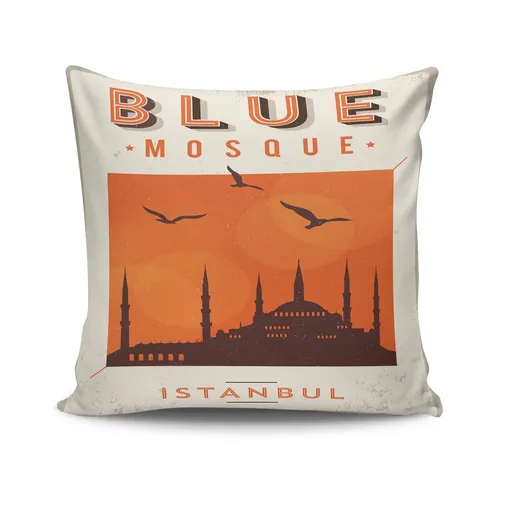 Husa de perna, NKRLNT-024, 43x43 cm, Multicolor