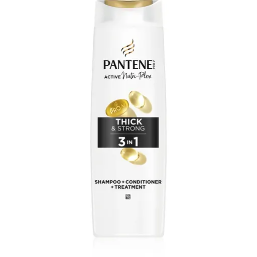 Pantene Pro-V Active Nutri Plex Thick&Strong șampon pentru păr slab și deteriorat 3 in 1 325 ml