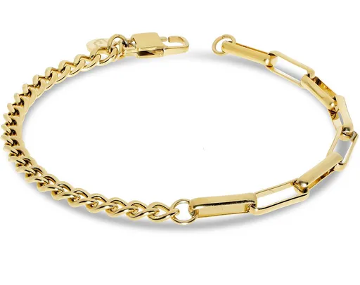 Liu Jo Brățară fashion placată cu aur pentru bărbați MLJ443