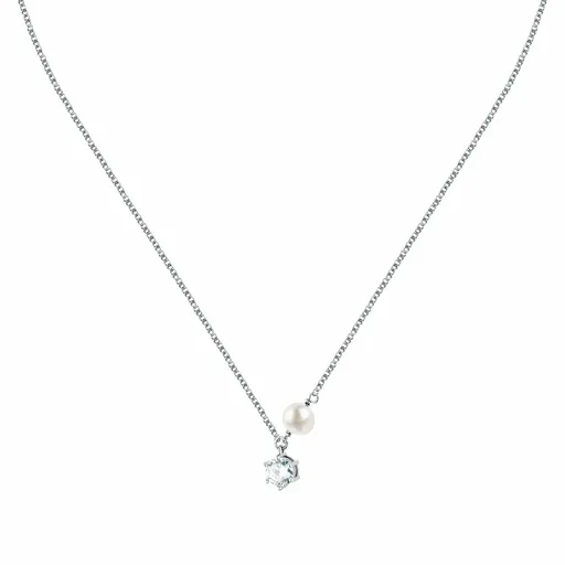 Morellato Colier din argint cu perlă naturală și zirconiu Perla SXU54