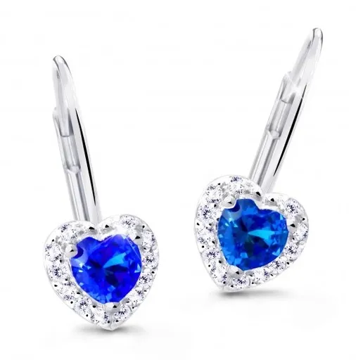 Cutie Jewellery Cercei delicați cu zirconi sclipitori Z8015-55-X-2 albastru