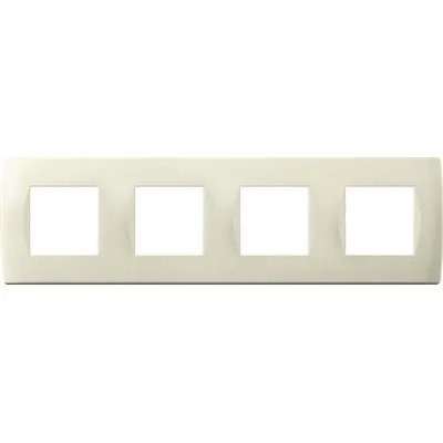 Modul Soft Rama 4x2M IP20 Crem, TEM Modul TEM-OS28IW-U