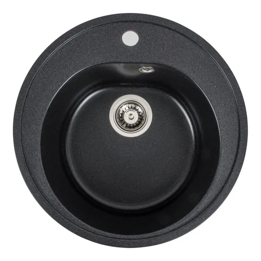 Chiuveta de Bucatarie Elefant Premium Luna, Negru, 510 mm