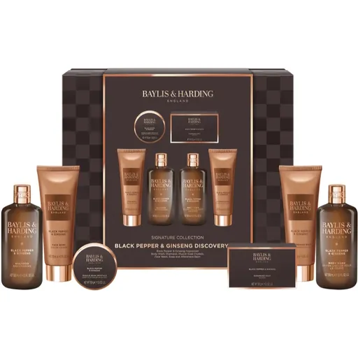 Baylis & Harding Black Pepper & Ginseng set cadou pentru baie pentru bărbați