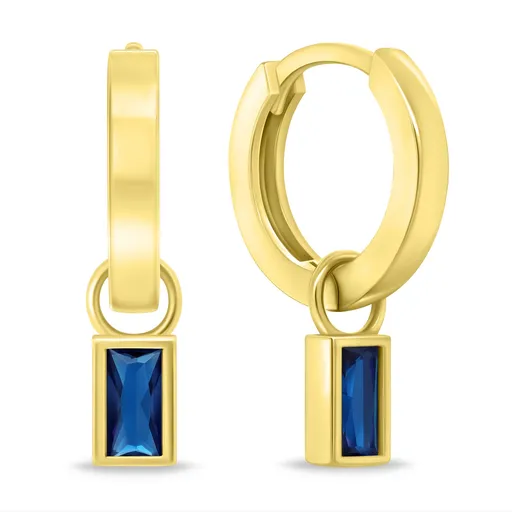 Brilio Silver Cercei rotunzi minimaliști 2în1 cu zirconi EA840YB