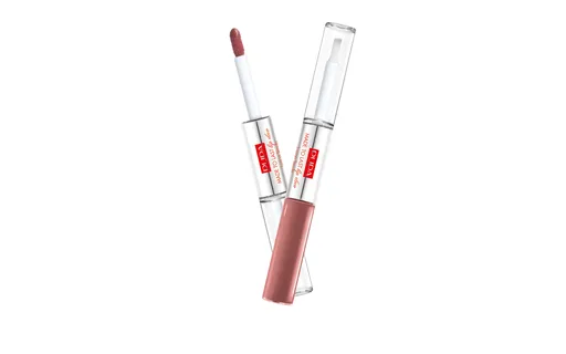 PUPA Milano Ruj lichid cu persistenșă îndelungată (Made To Last Lip Duo (Liquid Lip Colour) 2 x 4 ml 011 Natural Brown