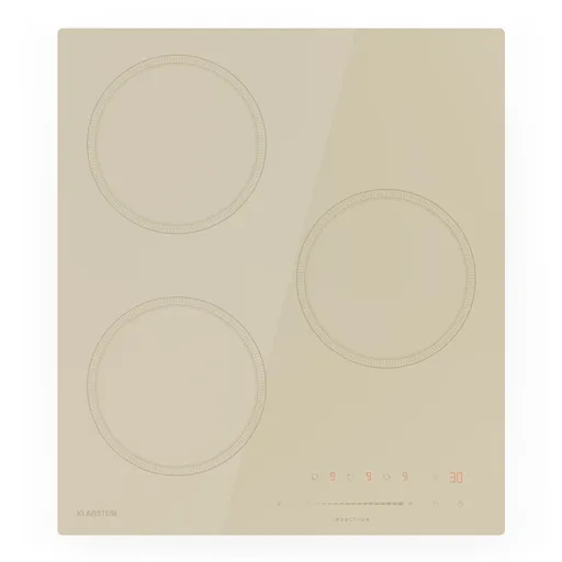 Klarstein Plită cu inducție Victoria, 45 cm, 6 600 W, 3 zone de gătit, control glisant, boost
