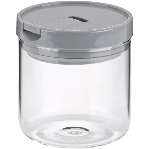 Borcan de sticlă Kela ARIK 600 ml, gri