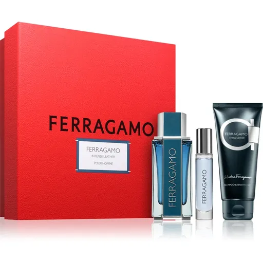 Ferragamo Intense Leather Set set cadou pentru bărbați