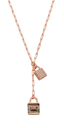 Michael Kors Colier unic placat cu aur pentru femei Premium MKC1741TN791