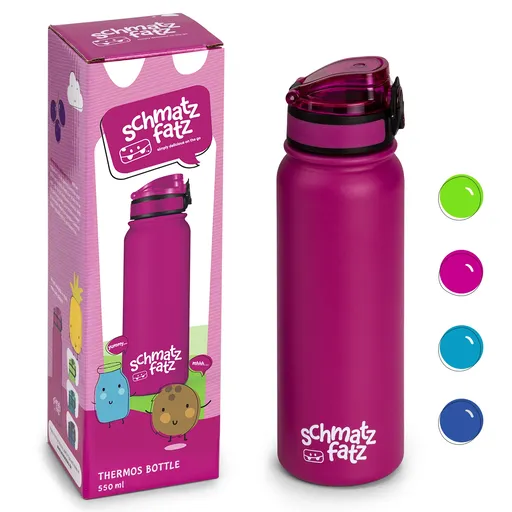 Klarstein Wakaba Thermos 550 ml din oțel inoxidabil Tritan fără BPA