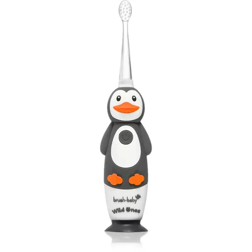 Brush Baby WildOnes WildOne periuta de dinti electrica + 2 capete de schimb pentru copii Penguin 1 buc