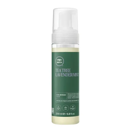 Paul Mitchell Spumă de texturare pentru părul ondulat și creț Tea Tree Lavender Mint (Curl Refresh Foam) 200 ml