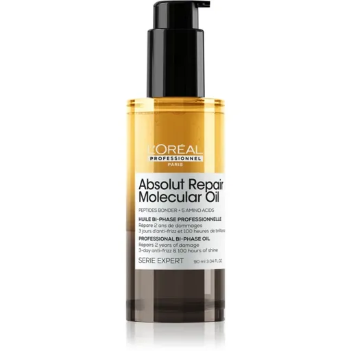 L’Oréal Professionnel Serie Expert Absolut Repair Molecular Ulei nutritiv pentru păr pentru par deteriorat 90 ml