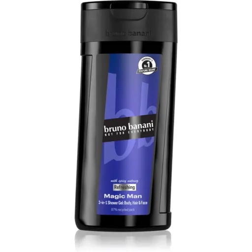 Bruno Banani Magic Man gel de dus revigorant 3 in 1 pentru bărbați 250 ml