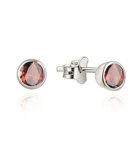 Beneto Exclusive Cercei fermecători din argint cu granate GRAAGUP2716