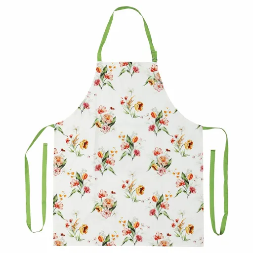 Șorț de bucătărie Peonies în culorile verii târzii, 85 x 70 cm