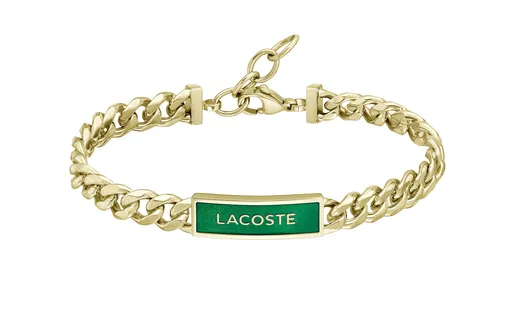 Lacoste Brățară modernă din oțel placată cu aur 2040323