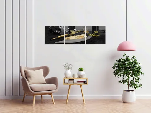 Tablou decorativ, 1368, 60 x 60 cm, 3 piese, Multicolor