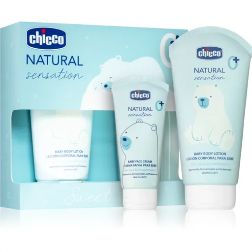 Chicco Natural Sensation Sweet Time set cadou pentru nou-nascuti si copii 0+