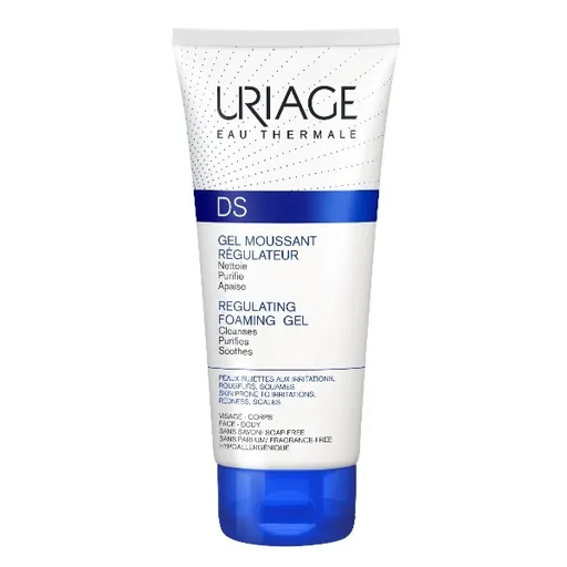 Uriage Gel de curățare pentru pielea uscată și iritată cu efect de calmare D.S. (Regulating Foaming Gel) 150 ml