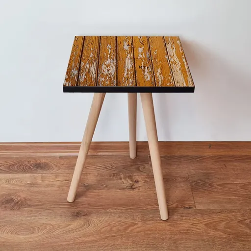 Masuta, Hanah Home, Shp343, 35x42x35 cm, Cămilă / Smântână