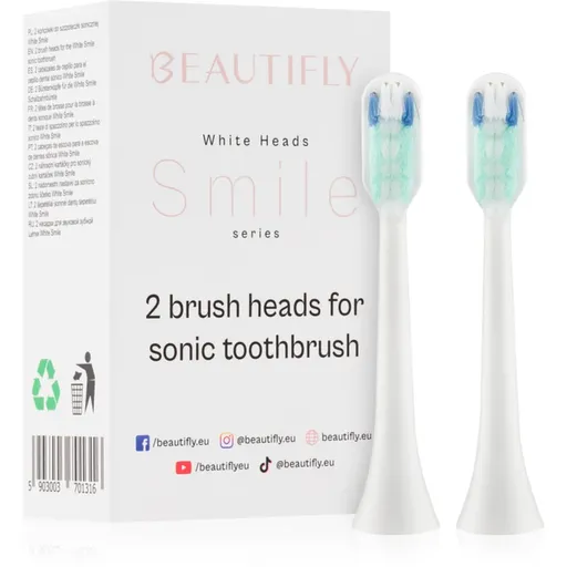 Beautifly White Smile Toothbrush Tips capete de schimb pentru periuta de dinti 2 buc